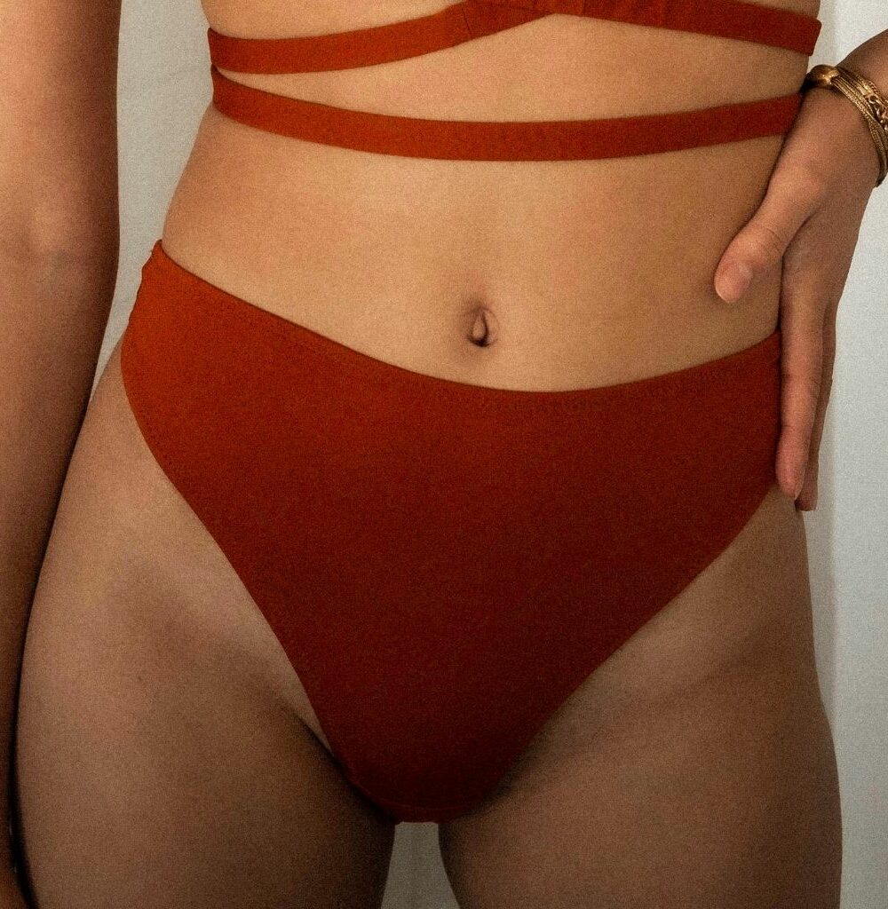  Maillot De Bain Tanga Taille Haute