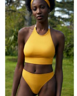 crop top felicie jaune