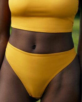 crop top jaune