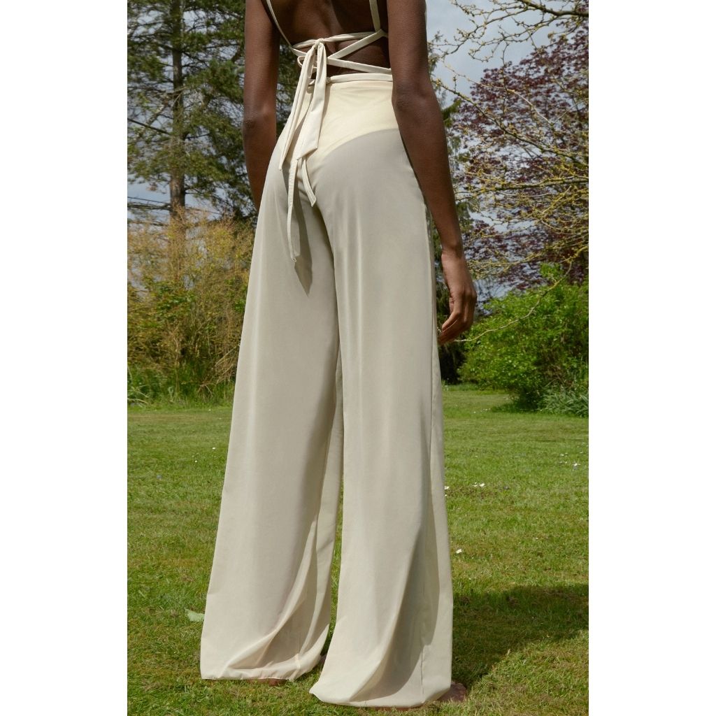 pantalon transparent louisa écru