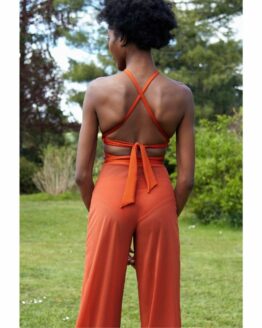 pantalon transparent louisa ocre