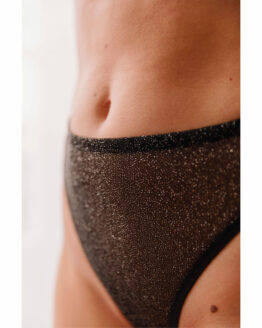 tanga amélie taille haute paillettes