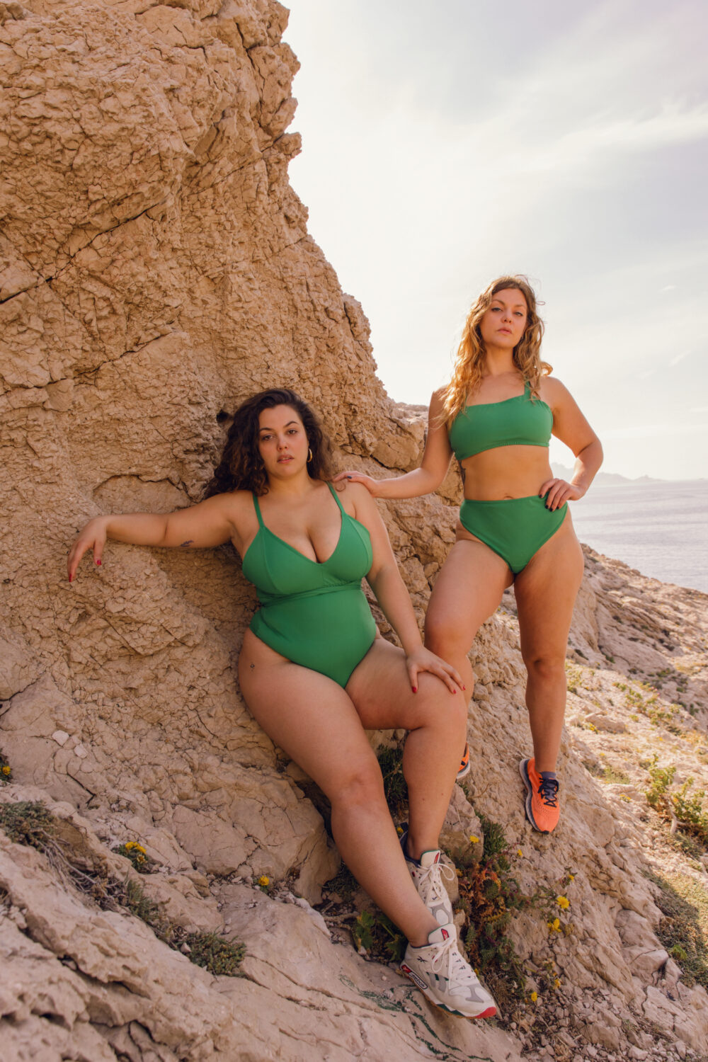 haut de maillot de bain alison vert - Maison Finou, la lingerie thérapie