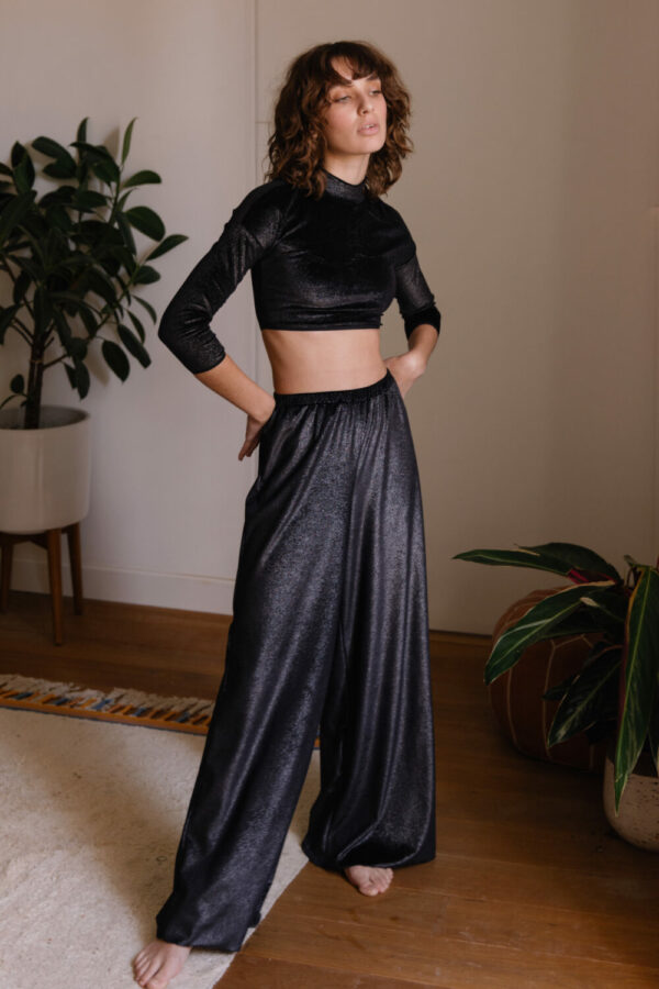 pantalon paillettes